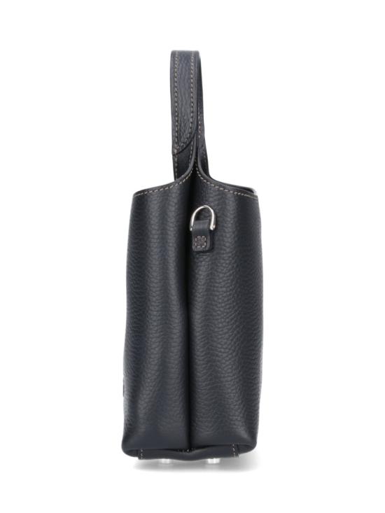 26FW 토즈 해머드 레더 미니 토트백 XBWAPAT9000QRIB999 Black - TODS
