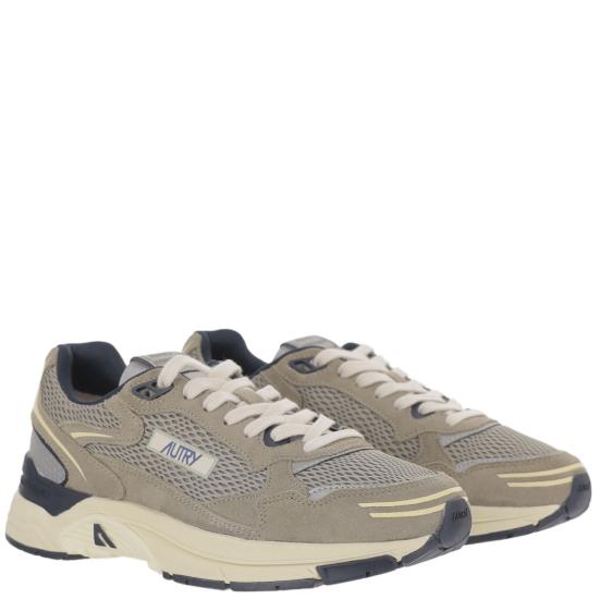 26FW 오트리 하이퍼웨이 스니커즈 HYLMCI09SUEMESHACTSILSAGSPABL Grey - AUTRY