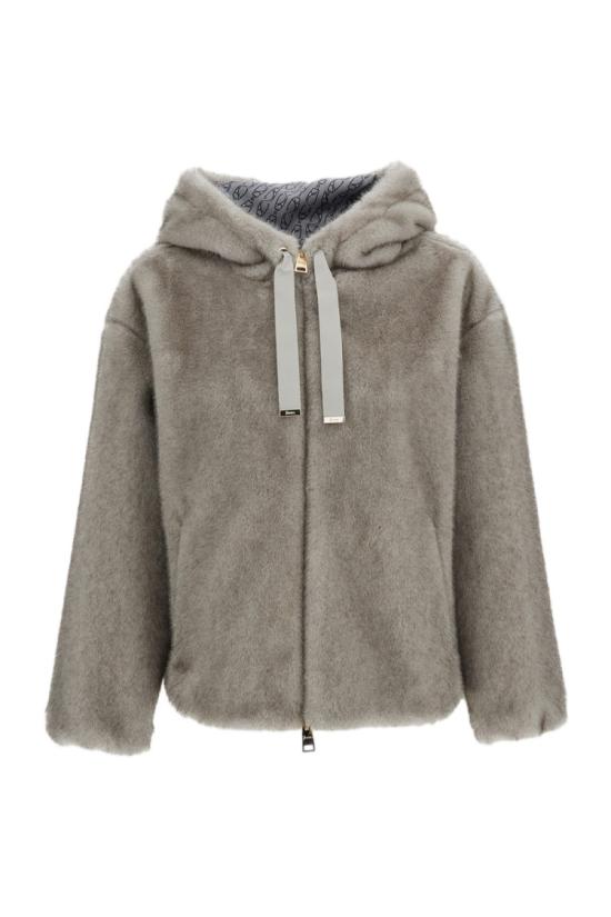 26FW 에르노 멜란지 얼터너티브 밍크 퍼 보머 자켓 GI000318D127399410 Grey
