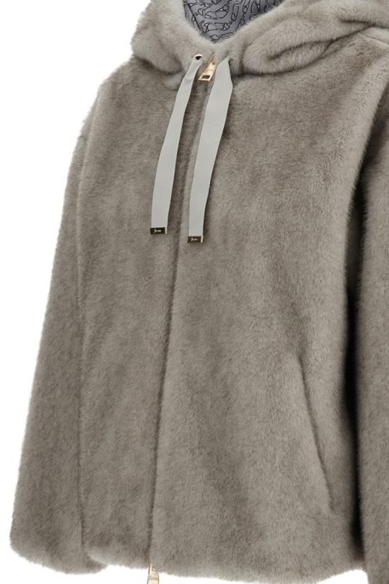26FW 에르노 멜란지 얼터너티브 밍크 퍼 보머 자켓 GI000318D127399410 Grey - HERNO