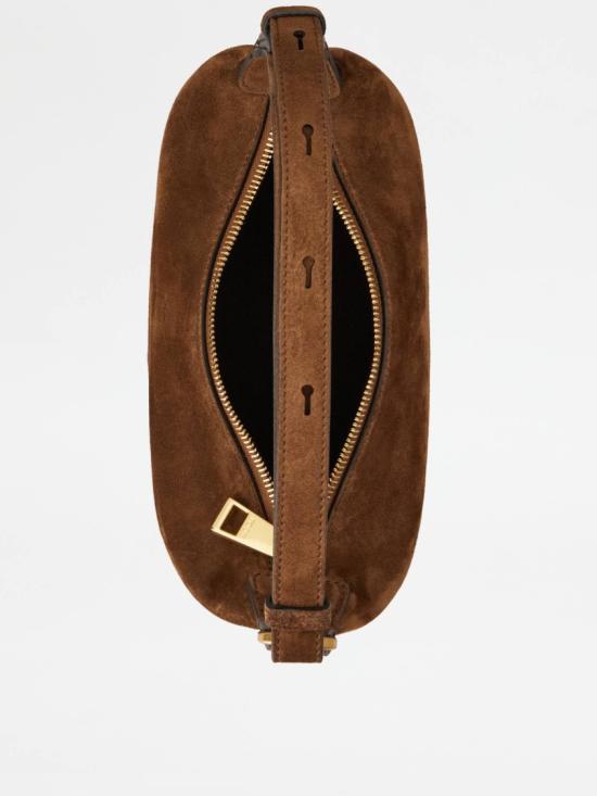 26FW 토즈 미니 메탈 도트 핸드백 XBWGMTE0100 OCO Brown - TODS