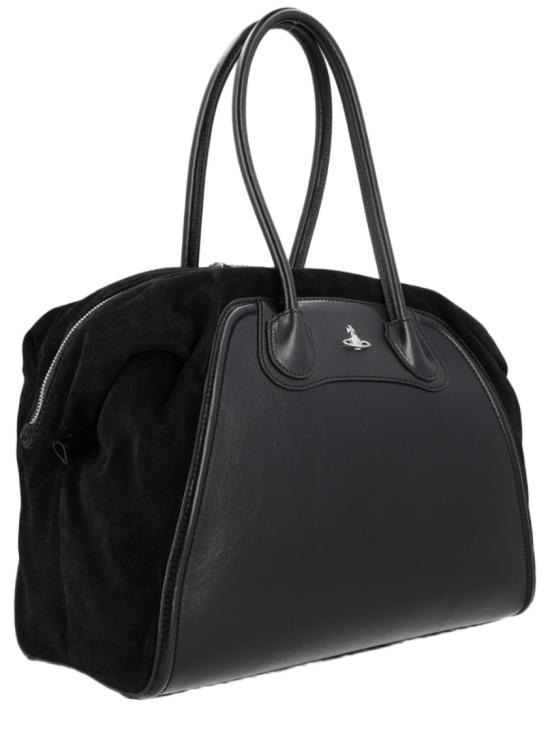 26SS 비비안웨스트우드 사피아노 레더 토트백 4701000FW C006JN401 Black - VIVIENNE WESTWOOD
