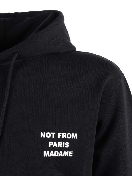 26FW 드롤드무슈 후드 티셔츠 PERMHO162CO127 Black - DROLE DE MONSIEUR