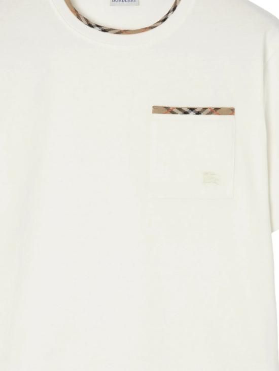 26FW 버버리 반팔 티셔츠 8127629 White - BURBERRY