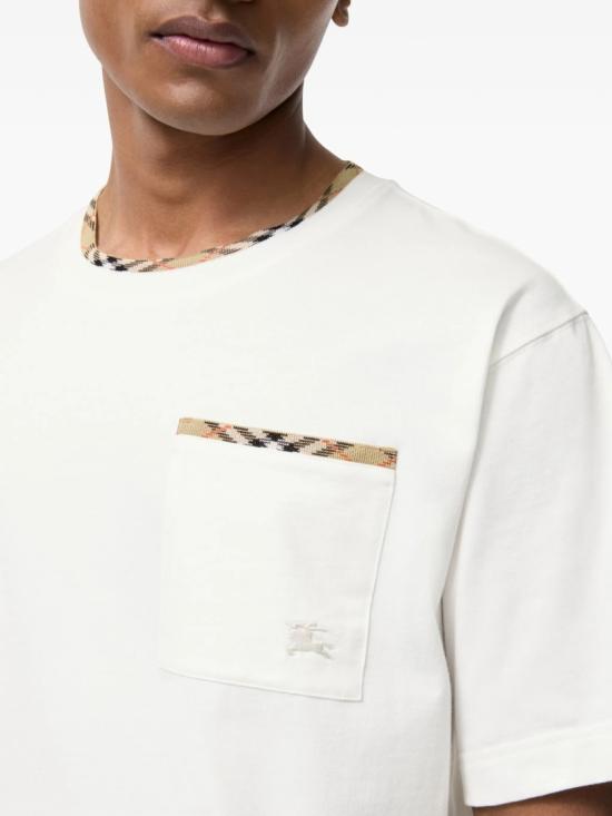 26FW 버버리 반팔 티셔츠 8127629 White - BURBERRY