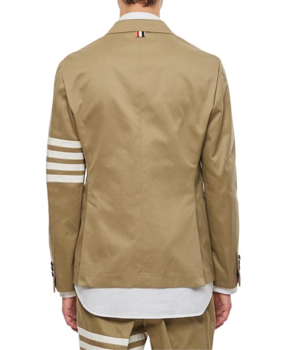  톰브라운 코튼 트윌 4바 언컨스트럭티드 클래식 스포츠 코트 MJU490A03788275 Neutrals - THOM BROWNE