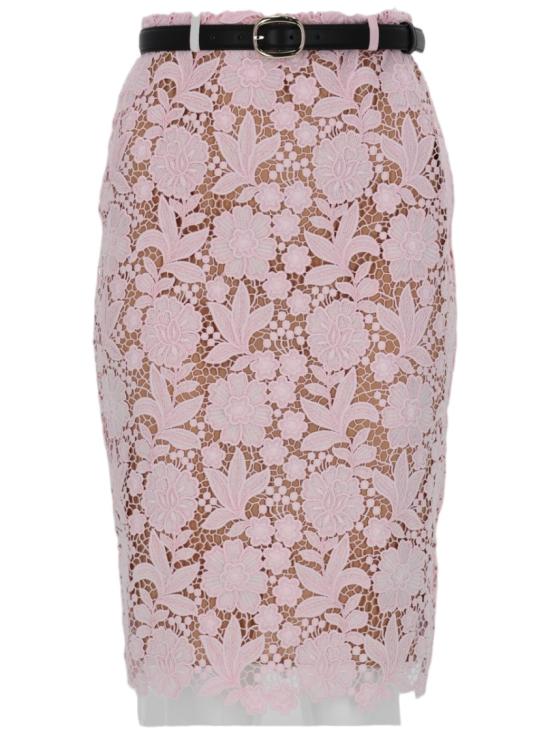 26SS 셀프 포트레이트 미디 스커트 SS26 182MSK P PINK