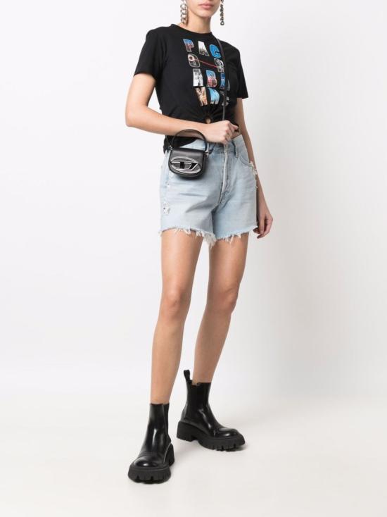  디젤 1DR 미니백 플라크 X08709 PR818 Black - DIESEL