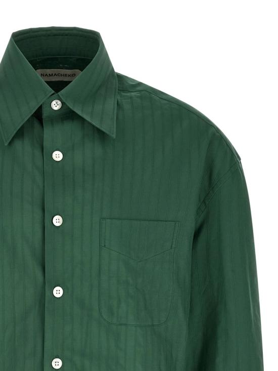 26SS 나마체코 긴팔 셔츠 401PN14933903DEEPFOREST Green - NAMACHEKO
