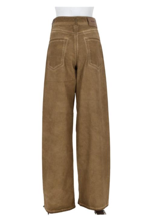 26SS 우마 왕 스트레이트 팬츠 UW3038 UW200 Brown - UMA WANG