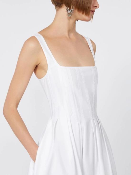 26SS 스포트막스 미디 원피스 2612221092600SPXGIRO001 White - SPORTMAX