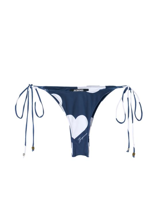 26SS 자크뮈스 비키니 수영복 BOW00628AW00096 3HD PRINT DOTS HEART NAVY W