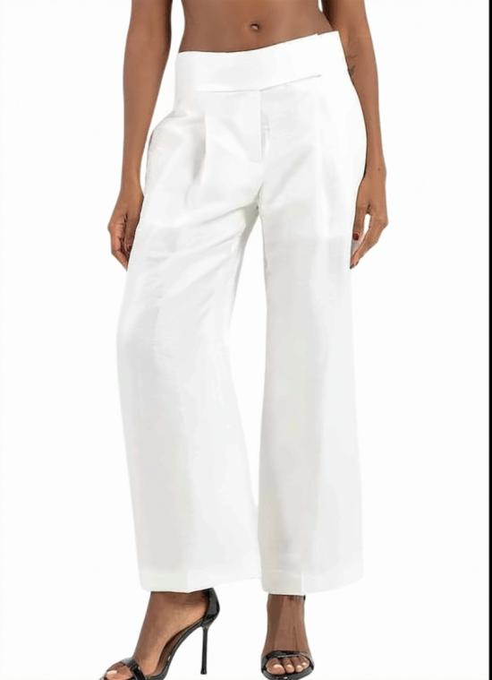 26SS 보스 스트레이트 팬츠 50560270 TACRES 10277776 118 White