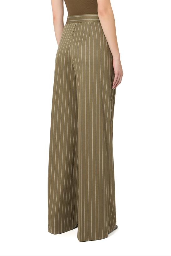 26FW 막스마라 팔라초 팬츠 2621786071600 001 Verde kaki - MAX MARA