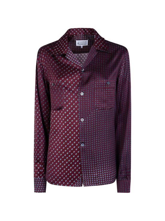 26FW 마르지엘라 긴팔 셔츠 S50DT0083M36040 229S Bordeaux
