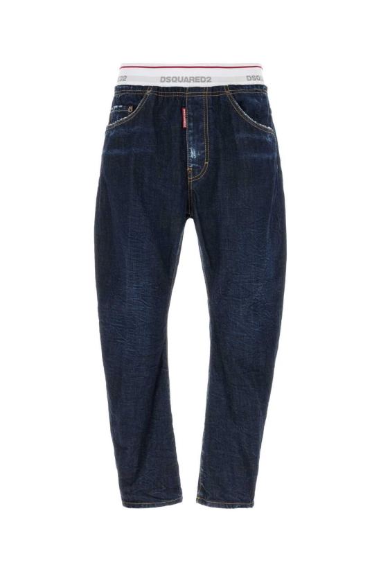  디스퀘어드2 데님 팬츠 Dsquared2 데님 브로이 진 네이비블루