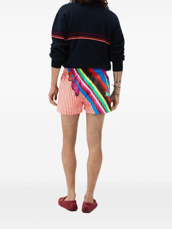 26FW 베르사체 숏팬츠 10261721A18753 5PH00 Bright pink teal orange - VERSACE