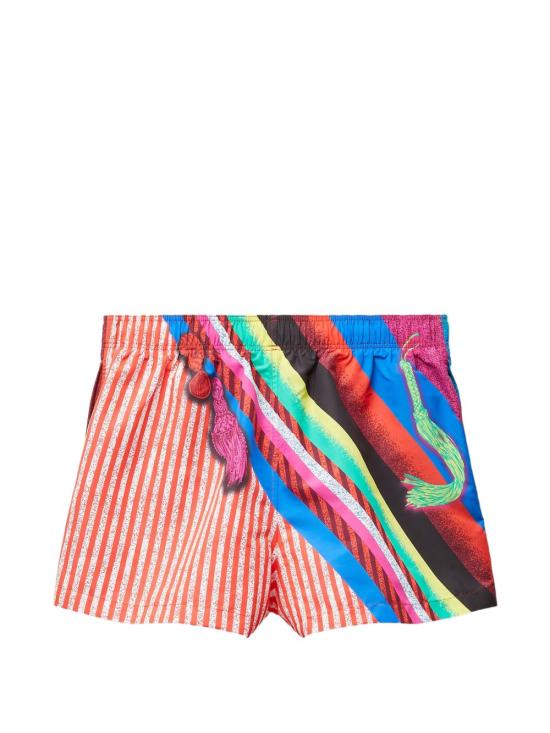 26FW 베르사체 숏팬츠 10261721A18753 5PH00 Bright pink teal orange - VERSACE