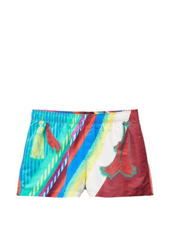 26FW 베르사체 숏팬츠 10261721A18753 5PH00 Bright pink teal orange