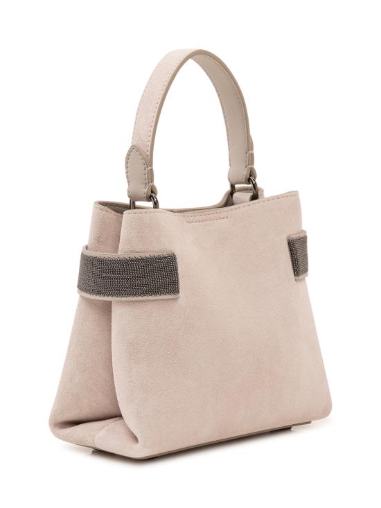 26FW 브루넬로 쿠치넬리 스몰 에센스 탑핸들 백 MBDLD2499 C9593 EVERGREEN 2 - BRUNELLO CUCINELLI