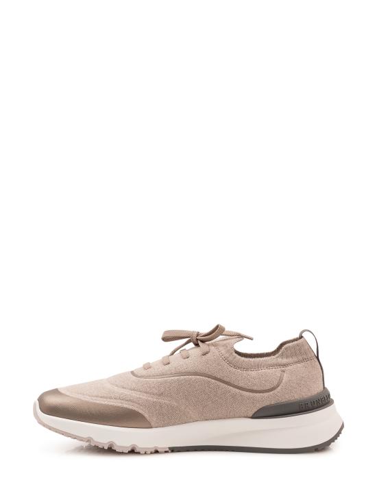 26FW 브루넬로 쿠치넬리 스니커즈 MZUAUFO340 CEJ23 MANDORLA - BRUNELLO CUCINELLI