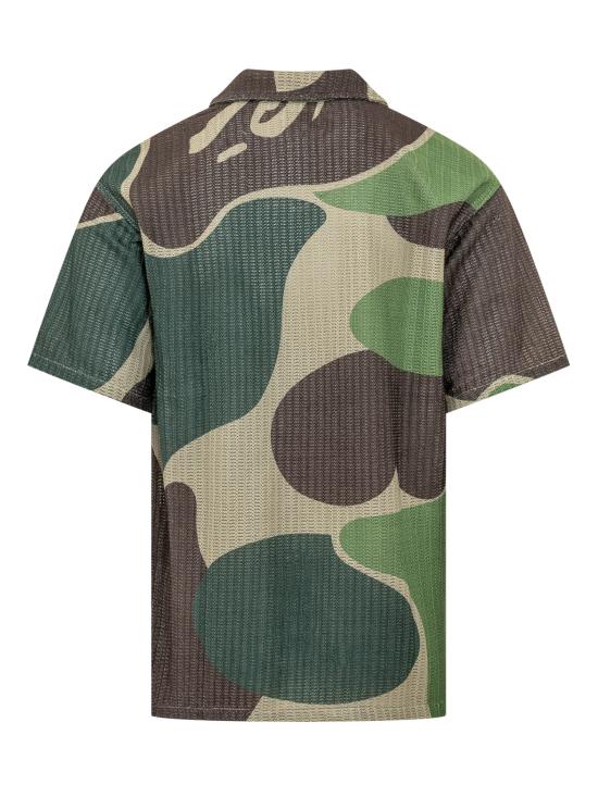 26SS 베이프 반팔 셔츠 001SRM301313M GREEN - BAPE