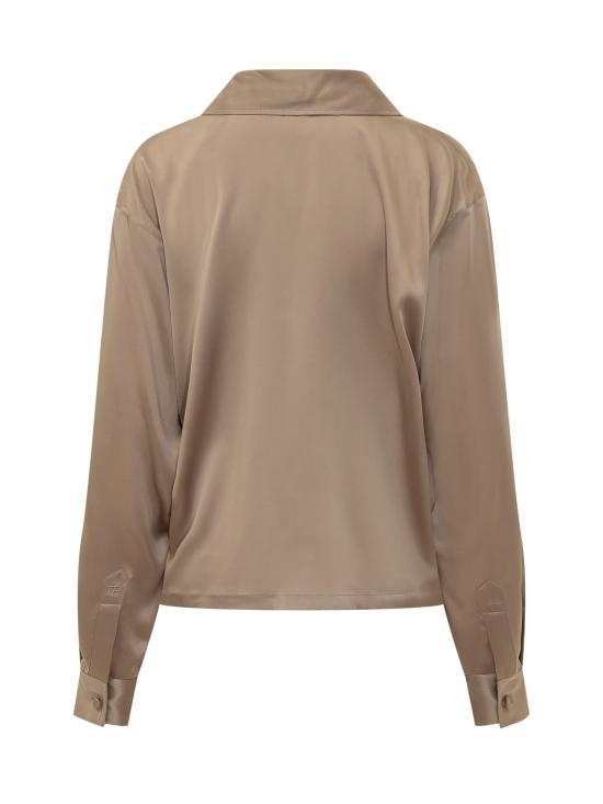 26FW 톰포드 폴로 티셔츠 TS2144FAX1720 JBQ DESERT TAUPE - TOMFORD