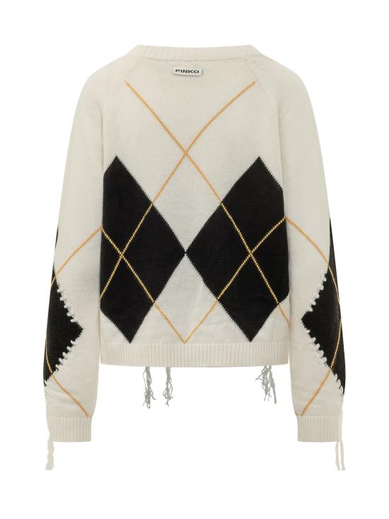 26FW 핑코 스웨터 107377A3JE DZ0 PANNA NERO - PINKO