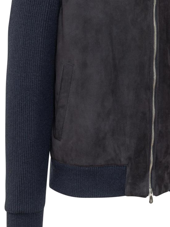 26FW 브루넬로 쿠치넬리 무스탕 MPCLF2053 CWK69 NAVY - BRUNELLO CUCINELLI