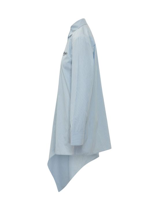 26FW 오프화이트 숏 원피스 2FU00398T W489 HEATHER DARK SAPPHIRE - OFF WHITE