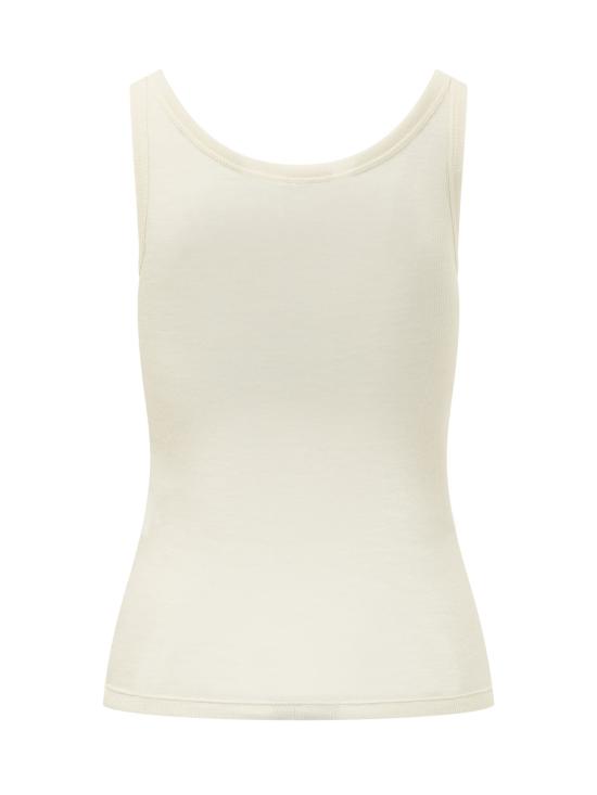 26FW 베르사체 민소매 티셔츠 10259751A18694 1W150 CREAM - VERSACE