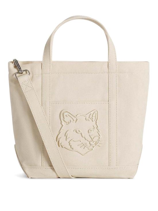 26SS 메종키츠네 폭스 헤드 스몰 토트백 LW05103WW01070432 Beige