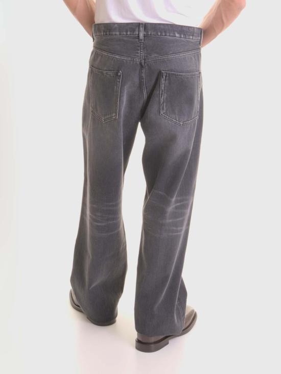 25FW 모스키노 스트레이트 팬츠 30952220555 Grey - MOSCHINO