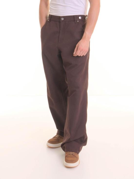 25FW 로베르토 카발리 스트레이트 팬츠 VRJ232FN07101660 Brown - ROBERTO CAVALLI