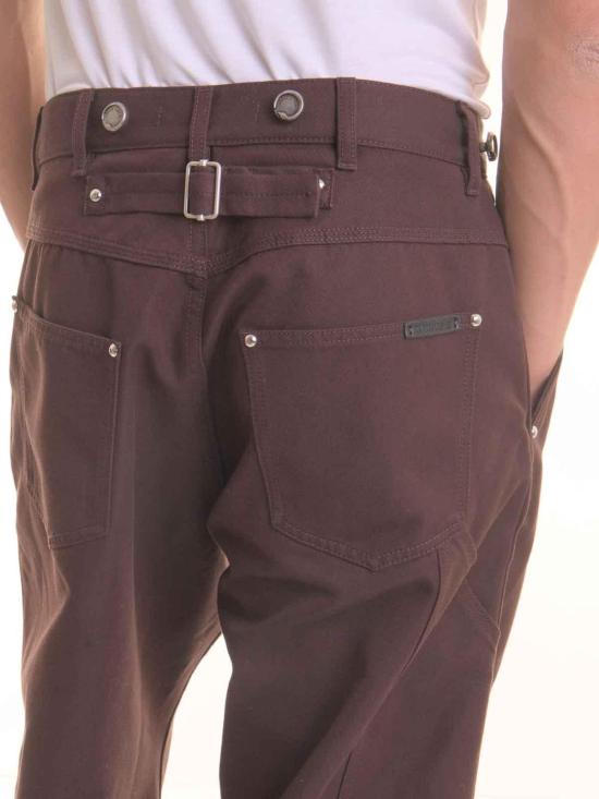 25FW 로베르토 카발리 스트레이트 팬츠 VRJ232FN07101660 Brown - ROBERTO CAVALLI