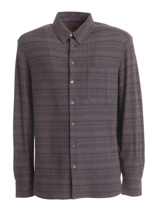 25FW 미소니 긴팔 셔츠 US25WJ02BR013KS91PX Grey