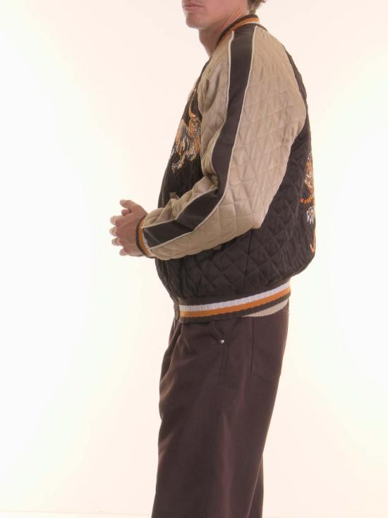 25FW 로베르토 카발리 자켓 VRT463KU03401660 Brown - ROBERTO CAVALLI