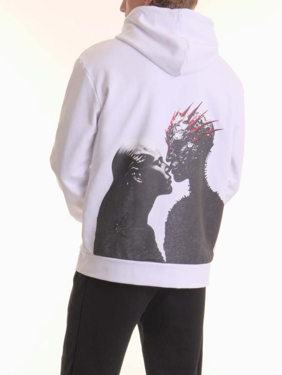 25FW 레스옴므 후드 티셔츠 LHB2521006 White - LES HOMMES
