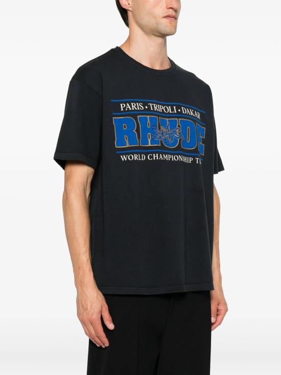 26FW 루드 반팔 티셔츠 RHPF26TT05012 6183 Nero - RHUDE