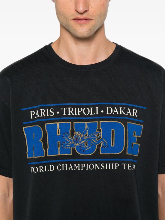 26FW 루드 반팔 티셔츠 RHPF26TT05012 6183 Nero - RHUDE