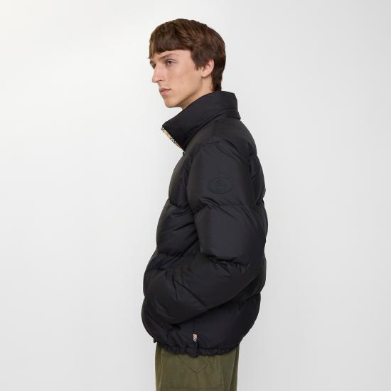 26FW 버버리 체크 테이프 스노우든 푸퍼 자켓 8110196 A1189 Nero - BURBERRY