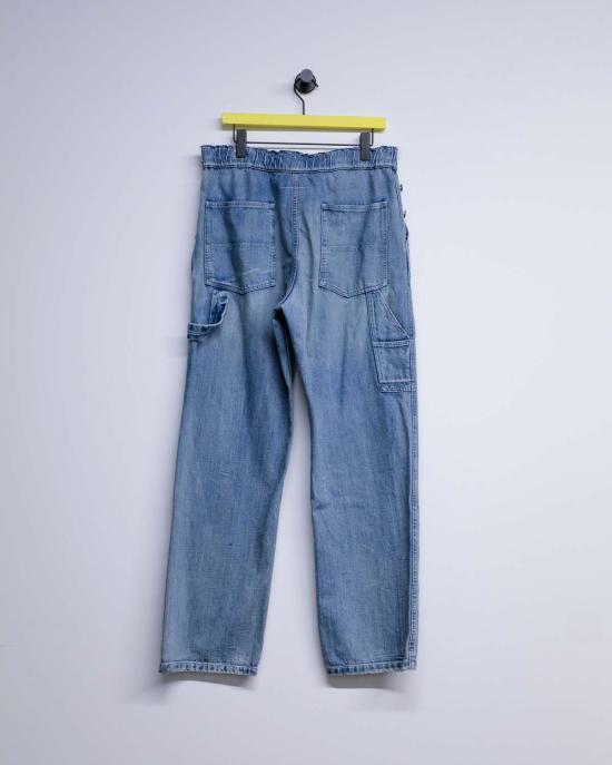  MM6 메종마르지엘라 데님 팬츠 Mm6 메종 마르지엘라 데님 와이드 레그 진 - MM6 MAISON MARGIELA