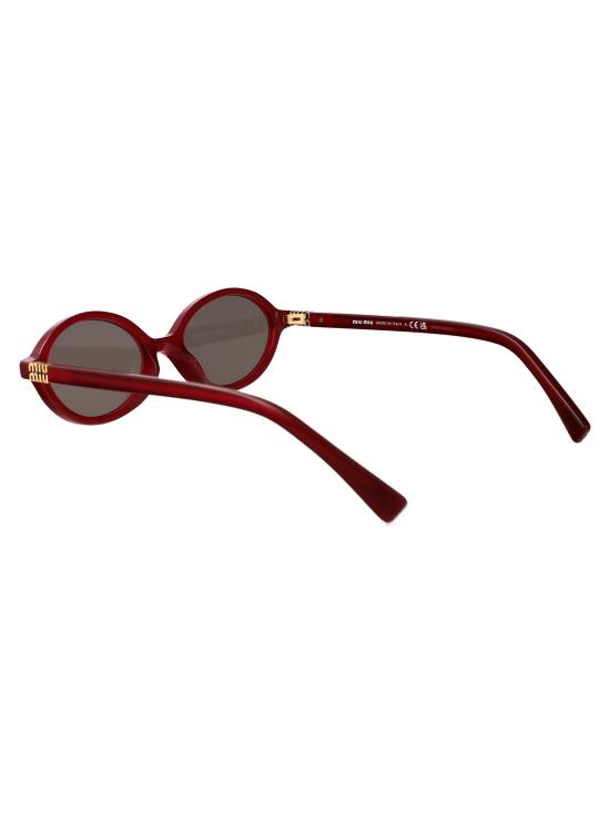 26SS 미우미우 뮤 리가르드 오벌 선글라스 0MU 04ZS 21I80Q red - MIU MIU