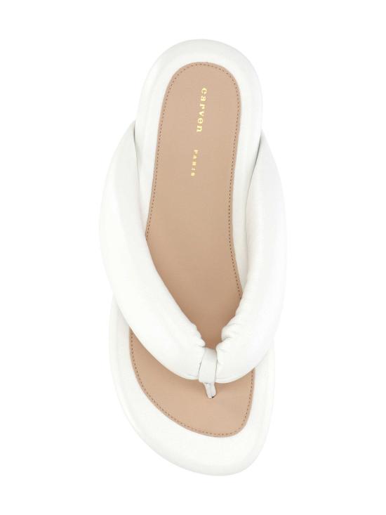 26SS 까르벵 뮬/슬리퍼 6261161198 N000 White - CARVEN