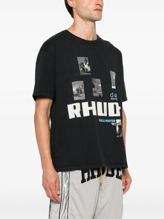 26FW 루드 반팔 티셔츠 RHPF26TT03012 6191 Nero - RHUDE