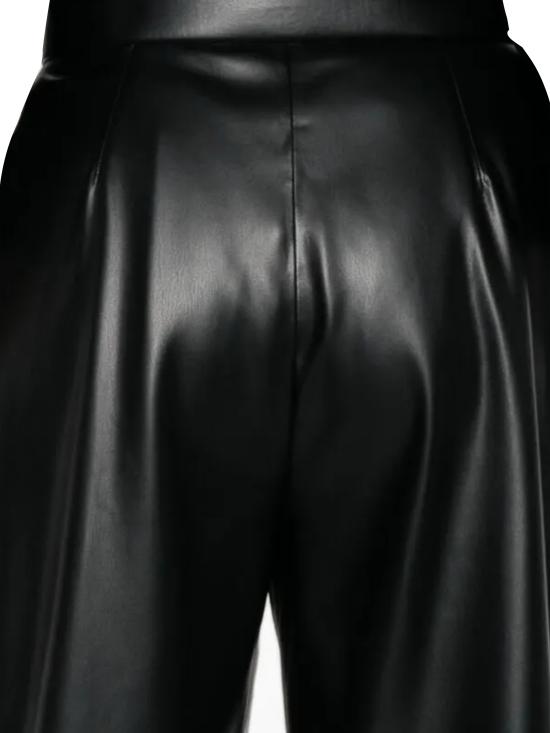 25FW 발망 가죽 팬츠 FF0PN190XH82 0PA Black - BALMAIN