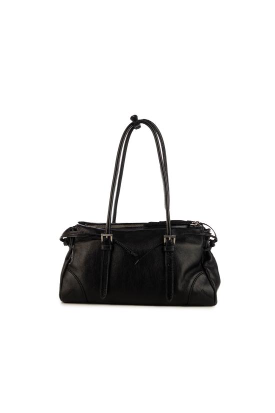 26FW 프라다 보니 미디엄 글라쎄 가죽 토트백 1BG628VOOX2HF2 F0002 Nero - PRADA