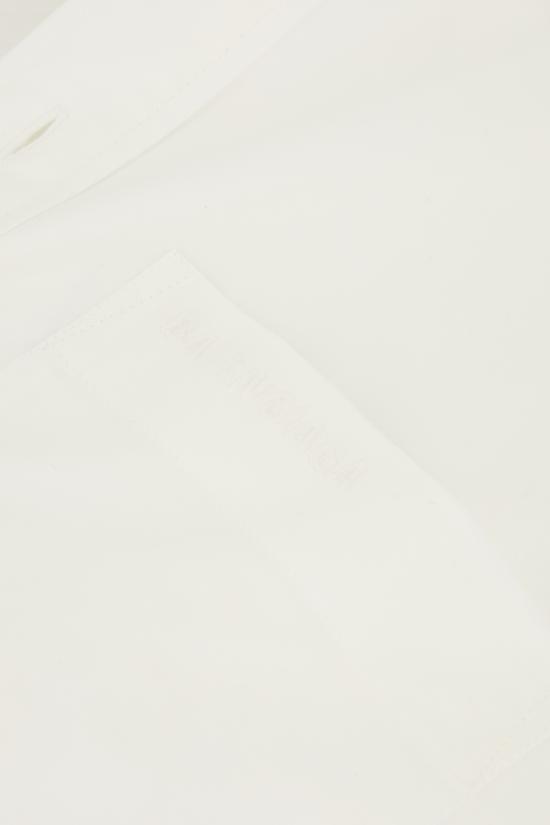 26FW 발렌시아가 오프 숄더 랩 셔츠 오프 숄더 랩 셔츠 872123TRM28 9000 WHITE - BALENCIAGA