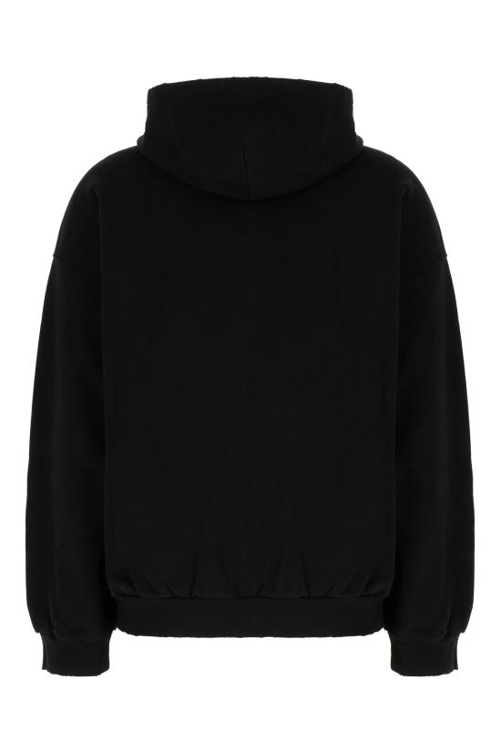 26FW 발렌시아가 후드 티셔츠 A0017WTUVR6 1000 BLACK - BALENCIAGA