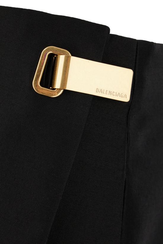 26FW 발렌시아가 숏팬츠 A002BPTUT22 1000 BLACK - BALENCIAGA